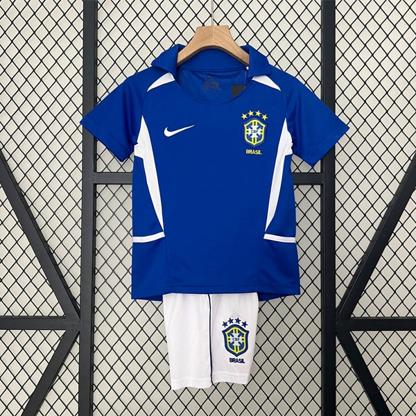 Camiseta Brasil 2nd Niño Retro 2002